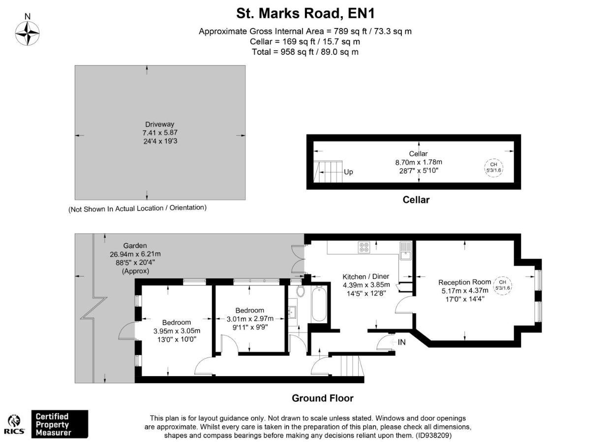 엔필드 Two Bed Flat In Bush Hill Park 아파트 외부 사진
